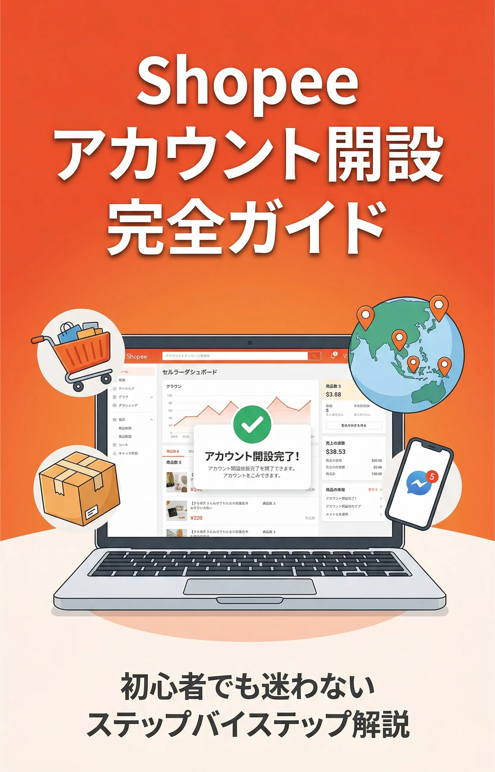 Shopeeアカウント開設 完全ガイド